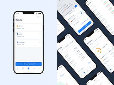 TokenPlace mobile app design app design crypto dashboard design fintech mobile ui ui design ux wallet