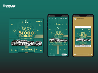 Fulco Autocare - Instagram Story Ad and Post
