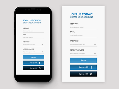 Sign Up format sign up simple simple design simplistic ui ui design ui designer ui trend ui ux user experience user interface user interface design ux design