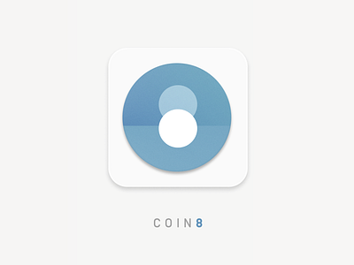 COIN 8 APP app branding flat icon logo ui ux