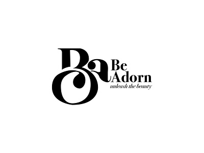 Be Adorn Logo branding design graphicdesign icon logo logodesign typogaphy