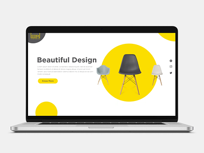 Codi Furniture Website Design illustration logo ui ux vector