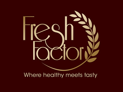 Fresh Factor branding design logo logodesign packaging design