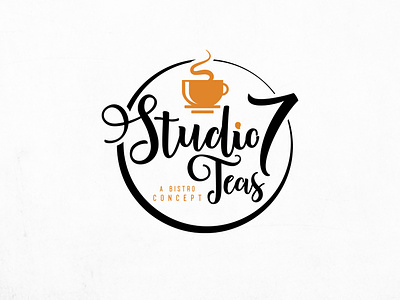 Studio 7 Teas branding design logo logodesign packaging design vector