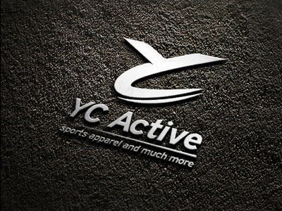 YC Active design logo logodesign typography vector