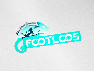 Footloos branding logo vector