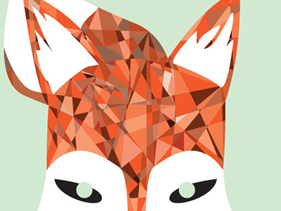 Fox fox shapes triangles