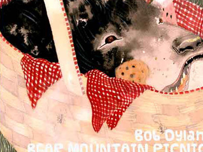 Bear Mountain Picnic acrylic album basket bear bob cd cover dylan ink mountain picnic