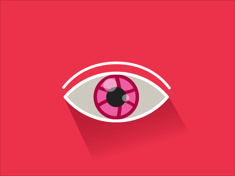 Eye Animation after effect motion animation minimalist design icon dribbble creative debut animation eye