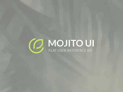 Mojito UI Kit Logo elements flat gui interface kit psd ui ui kit web