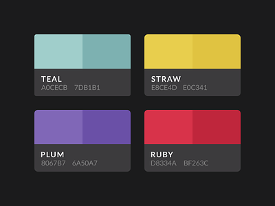 Aves UI Kit Color Palette