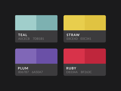 aves ui kit color paletteerigon  dribbble