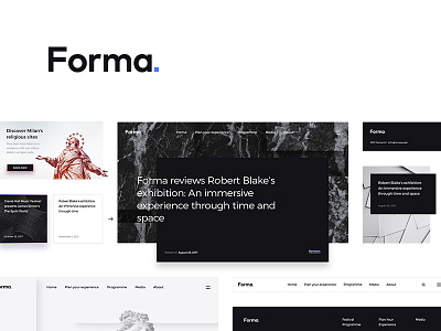 Forma art elements interface kit minimalism minimalist modern psd ui ui kit web