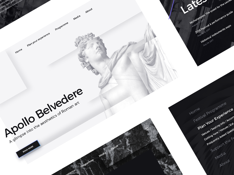Forma Navigation modern minimalism minimalist art psd interface web elements ui kit kit ui