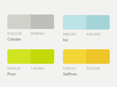 Mojito UI Kit Color Palette