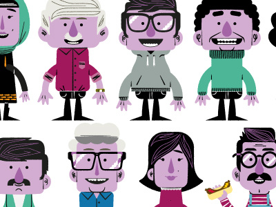 Character Designs character design illustration leigh pearce vector