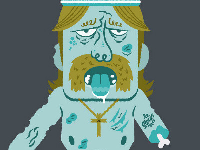 Zombie character design vector zombie