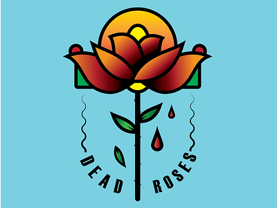 Blackbear: Dead Roses design illustration logo logo design rose vector
