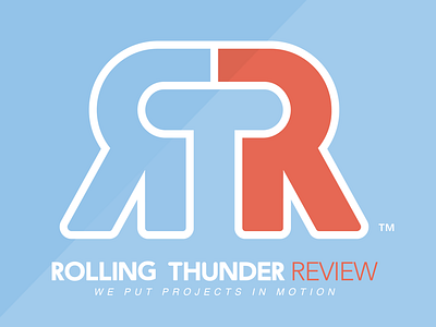 Rolling Thunder Review designer graphic design logo logo design logo designer