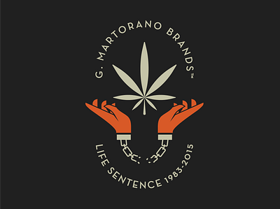 George Martorano - Life Sentence branding cannabis freelance logo logo design story teller
