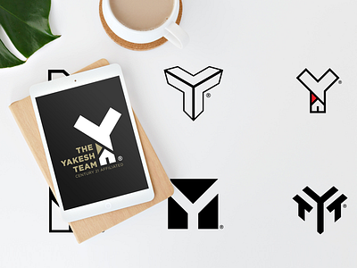 The Yakesh Team branding identity logo minimal mark