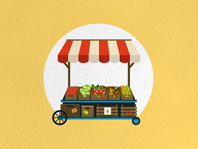 Garden Vector Series design farmers market fruit garden illustration illustrator vector vector illustration