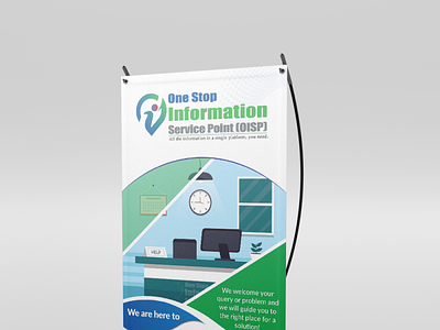 Roll up Banner Mockup all help education banner education logo helpdesk robot rollup rollup banner x stand banner