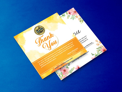 Thank You Card Design