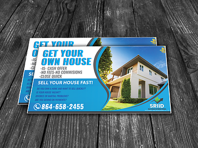 Unique realestat Postcard dental fiverr postcards realestate unique