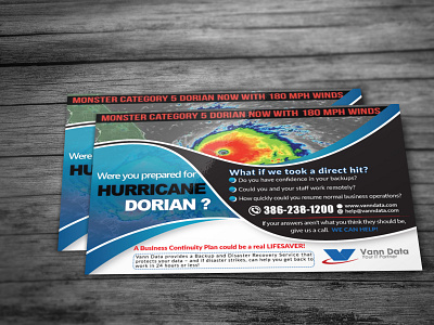 design a unique postcard design dorian hurricane postcard unique
