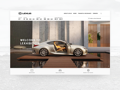 Lexus Australia design ui ux web