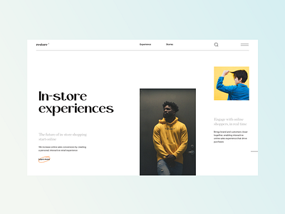 Restore Design Concept branding design minimal shot ui ux website