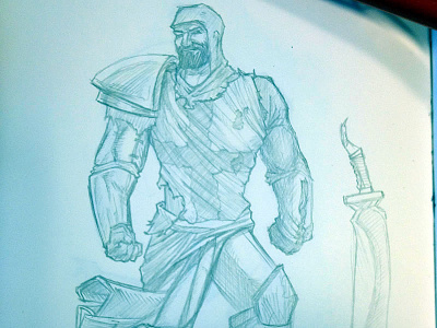 Once and future king - concept art 02 badass character character sketch comic concept concept art illustration king knight sword