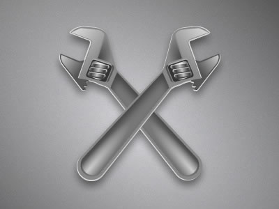 Crossed spanners vector fireworks spanners vector