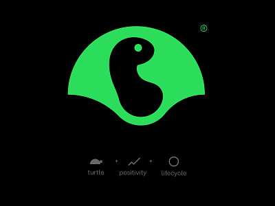 'Turtle Space' logo explanation branding design graphic design green icon illustration illustrator logo minimal turtle typo vector
