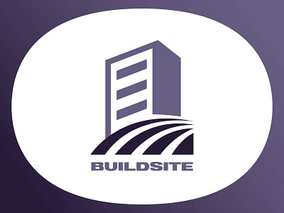 Buildsite Logo architect brand branding building design graphic design illustration logo logomark minimal simple typography vector