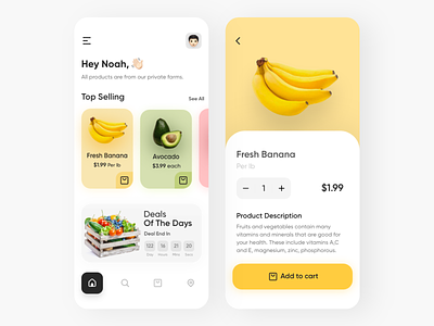 Groceries Shopping - Mobile App app dailyui design ios mobile mobile app mobile app design mobile design mobile ui ui ui ux ui design uidesign uiux user experience userinterface ux ux design uxdesign uxui