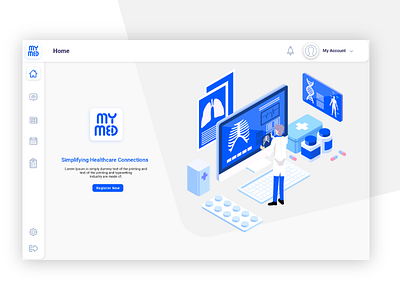 MyMed - Dashboard concept