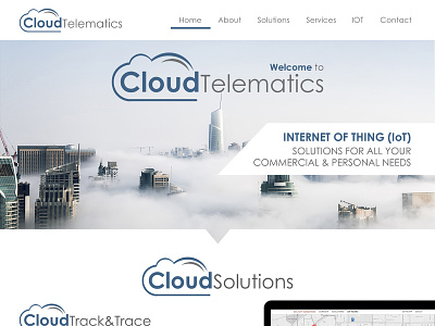 Cloudtelematics - Web UI Design adobe photoshop adobe xd design graphic design product design ui ui design web web design web ui design