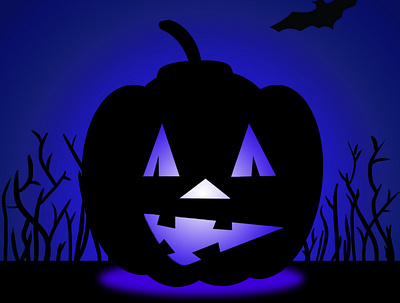 Pumpkin 01 2d 2d art adobe halloween illustration photoshop pumpkin