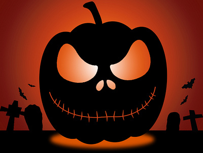 Halloween Jack Pumpkin 2d 2d art adobe art halloween halloween design illustration jack skeleton