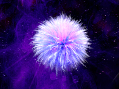 Fur Ball 3d art blender blender 3d illustration space space art