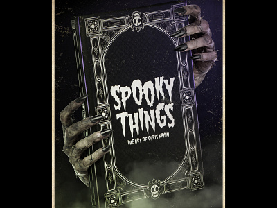Spooky Things Poster book branding design halloween icon illustration logo photo photoshop poster selfpublished spooky typography vector