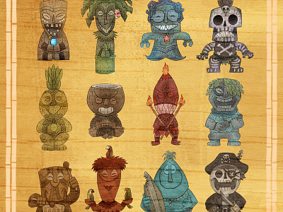 The Island of Spooki-ki Tiki Gods