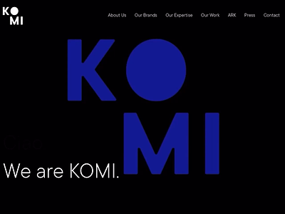 KOMI | Custom Web Design branding design ui web web development webflow
