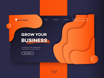 Landing Page Banner Design. design inspiration uxui