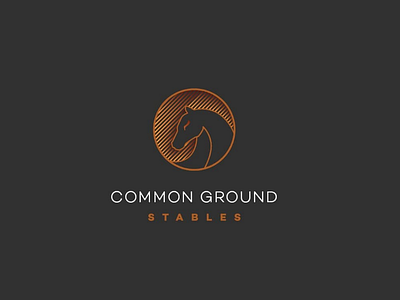 Horse riding farm logo