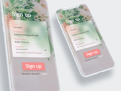 Daily UI #001 ~ Sign Up ~ daily 100 challenge dailyui dailyui 001 design sign up page ui