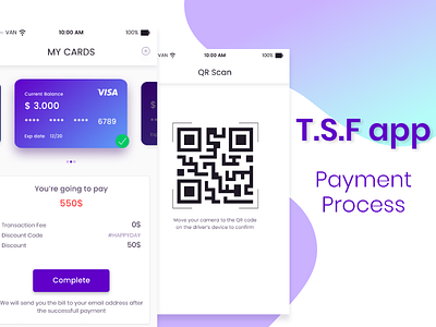 Logistic App _ P.2 >Payment Process< logistic marvel mobile app payment prototype uidesign