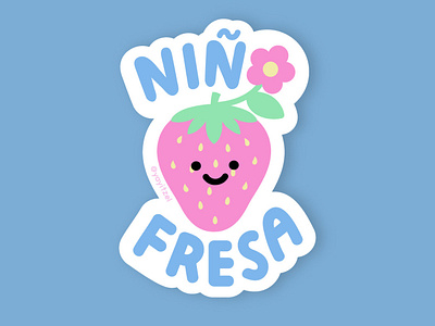 YAYITZEL Niñx Fresa Sticker